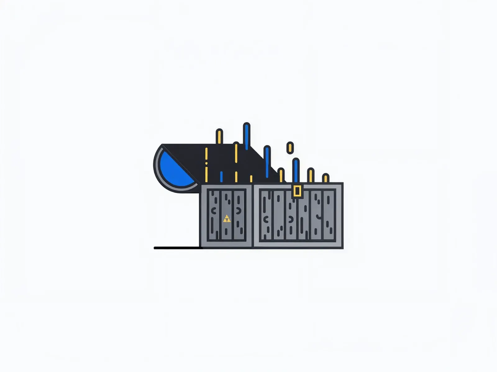 init.ai brand illustration - the language machine